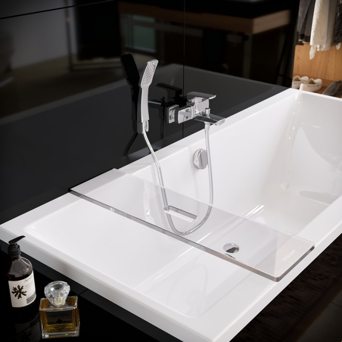 Полка на ванну Excellent Zen 75 прозрачная DOEX.1101.750.TR - 1