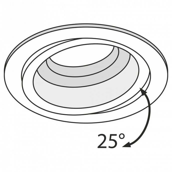 Встраиваемый светильник Maytoni Akron DL025-2-01W - 2