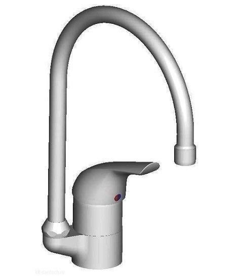 Смеситель для кухонной мойки Ideal Standard Ceraplan хром  B9000B4 - 0