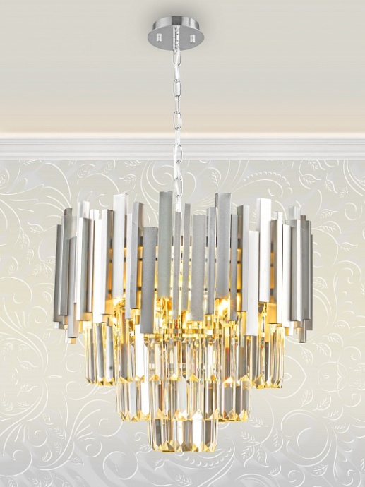 Подвесной светильник Natali Kovaltseva VERTIGO VERTIGO 81440/6C SILVER - 3