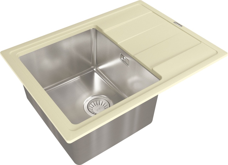 Мойка кухонная Florentina Комби 650 шампань 21.390.B0650.202 - 1