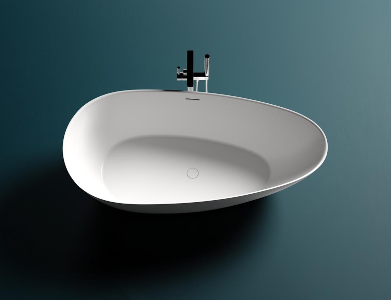 Ванна из искусственного камня Salini Paola 160x77 101611SM S-Stone, матовый - 2