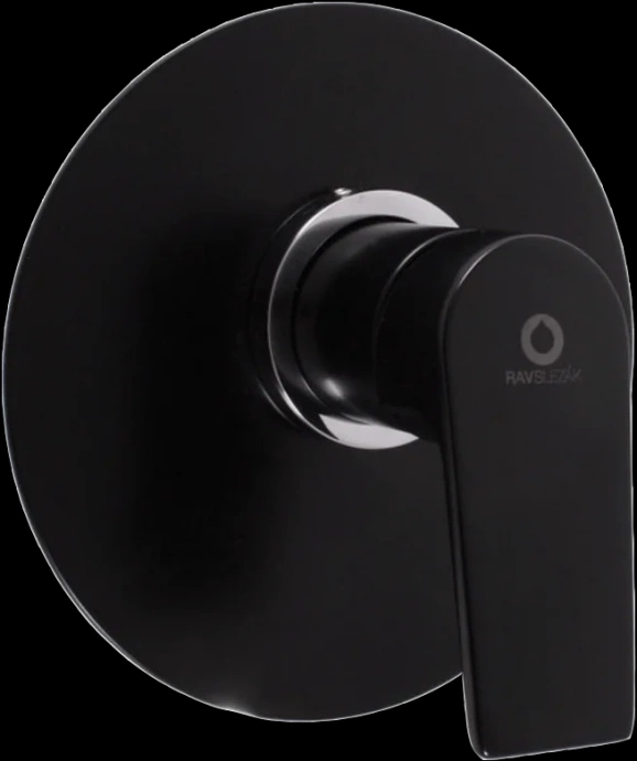 Смеситель для душа Rav Slezak Colorado черный матовый - хром CO183LCMATC - 0