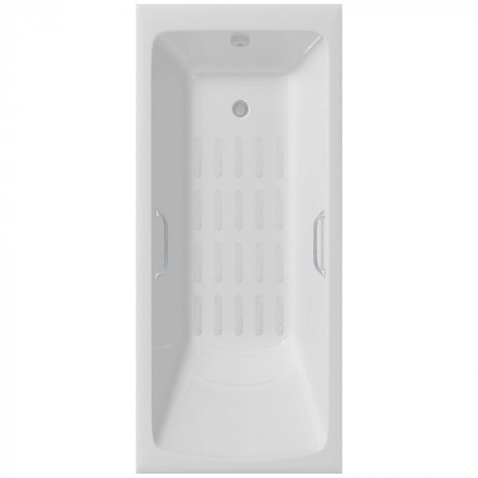 Ванна чугунная Delice Camelot 180х80 с отверстиями под ручки и антискользящим покрытием DLR230616R-AS - 0