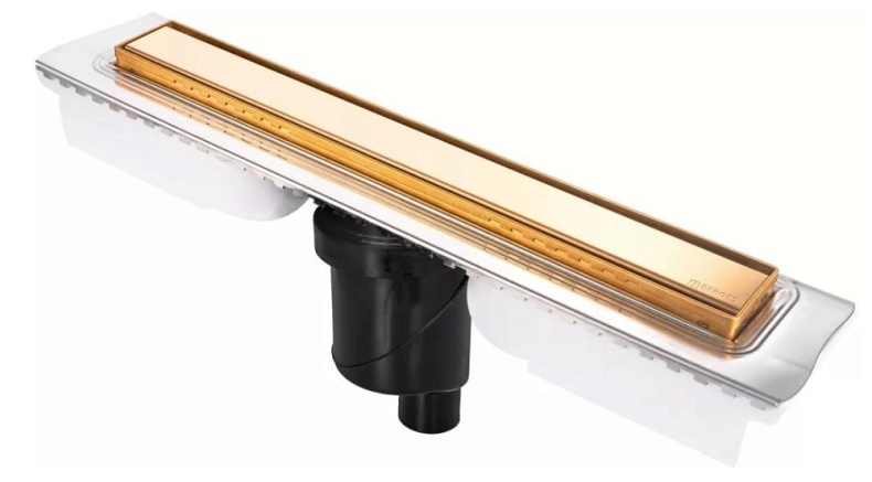 Душевой лоток Berges B1 Keramik 70 золото глянцевое 092018 - 0