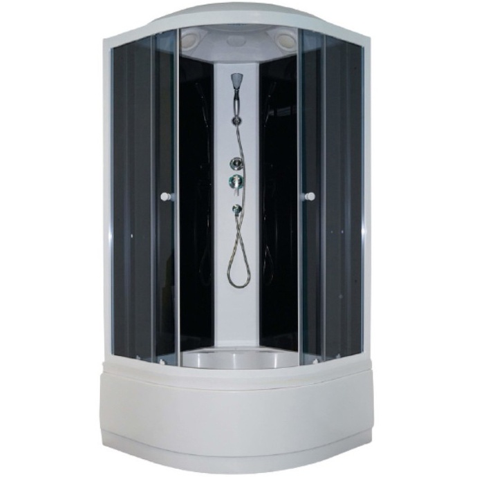 Душевая кабина Parly Classic 100х100 белая стекло тонированное EC1021 - 0