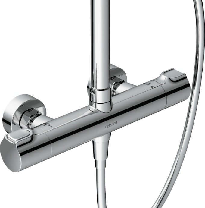 Душевая стойка Cersanit Odra с термостатом, хром 63069 - 4