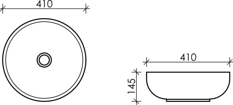 Рукомойник Ceramica Nova Element CN6021 - 1