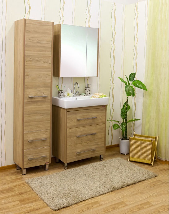 Тумба для комплекта Sanflor Ларго 70 вяз швейцарский C0002109 - 1