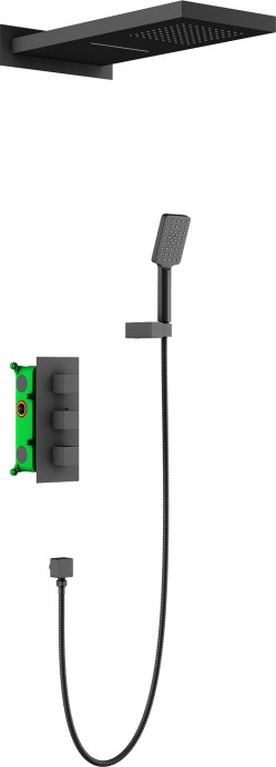 Душевой комплект Timo Petruma SX-5039/03SM черный - 0