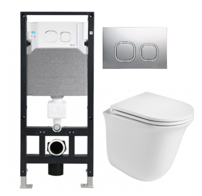 Комплект Weltwasser AMBERG 506 + TELBACH 004 GL-WT + AMBERG RD-MT CR  10000006853 - 0