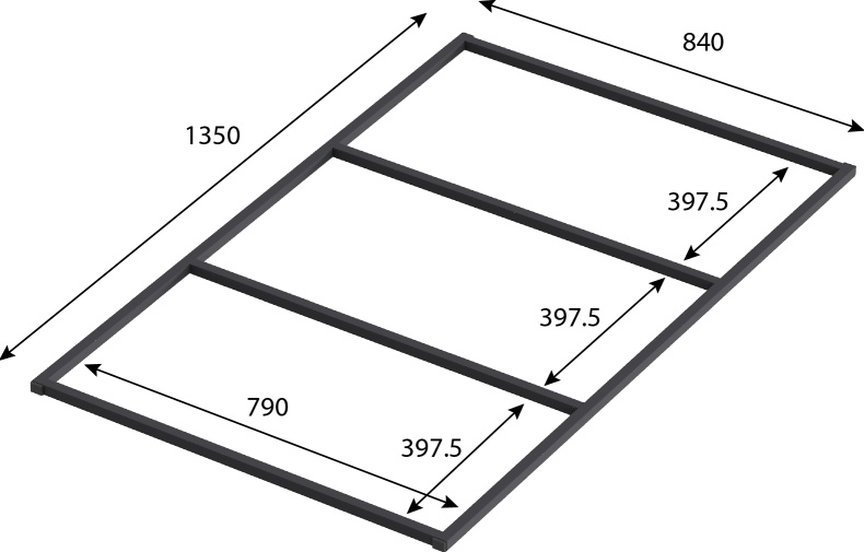 Ножки для душевого поддона Good Door Essentia 140x90 КП00009 - 1