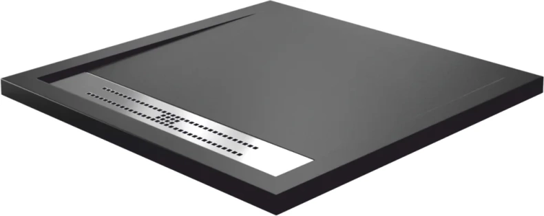 Поддон для душа Wasserkraft Abens 90х90 черный матовый 20T03 - 0