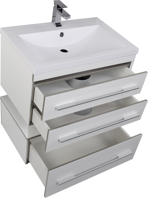 Мебель для ванной Aquanet Верона 75 подвесная белая 176669 - 15