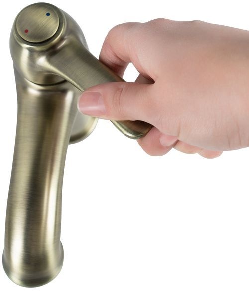 Смеситель Iddis Oldie для раковины, бронза OLDBR00i01 - 3