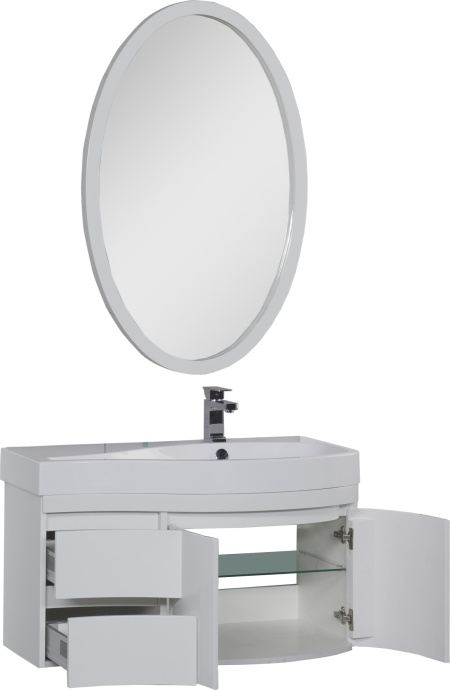 Тумба для комплекта Aquanet Сопрано 2-95 белая R 169633 - 3