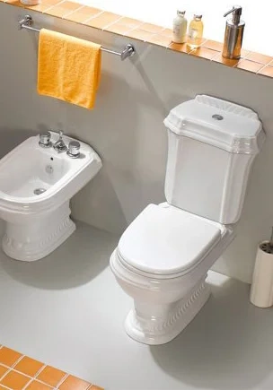 Чаша для унитаза-компакта Cezares King Palace белый  CZR-163-T - 2