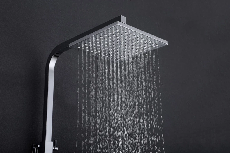 Душевая стойка ABBER Daheim с изливом, хром  AF8216 - 2