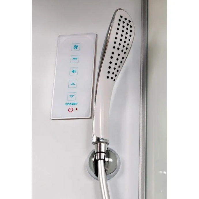 Душевая кабина Deto L 80х80 с электрикой, хром  L780EL - 2