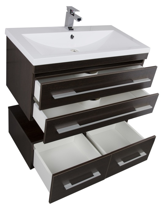 Тумба Aquanet Нота 90 подкатная венге 00170748 - 13