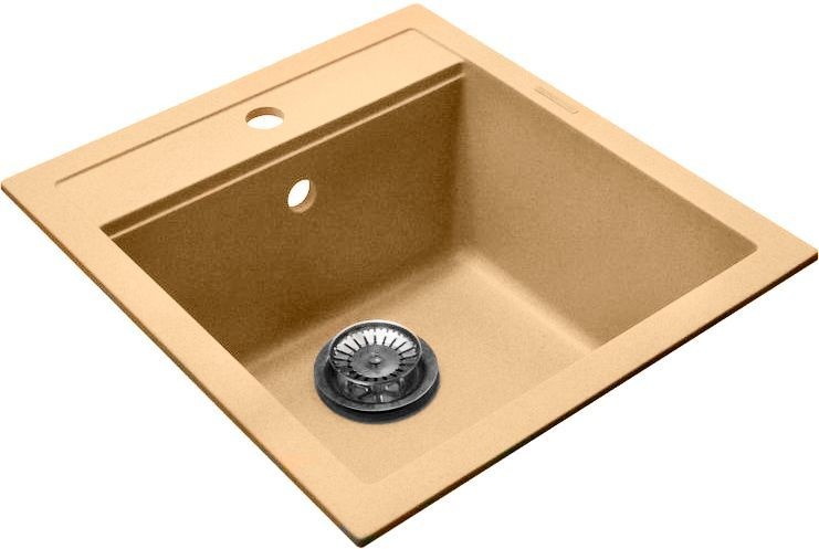Мойка кухонная Lava Q1 светлый беж Q1.DUN - 1