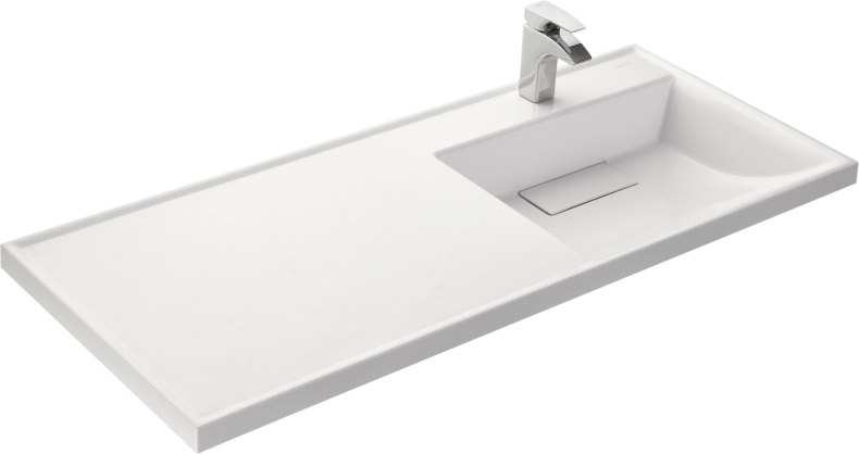 Раковина мебельная Aquaton Лондри 120 R на стиральную машину белый 1A72243KLH010 - 0