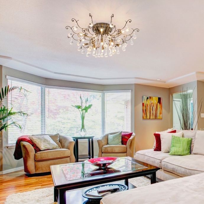 Потолочная люстра Eurosvet Vita 10042/12 античная бронза/прозрачный хрусталь - 2