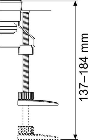 Опоры для душевых лотков TECE TECEdrainline 13.7-18.4 660004 - 1