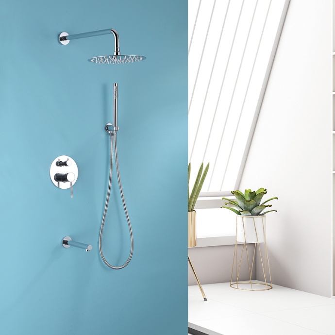 Душевая система Abber Emotion хром  AF8817 - 1