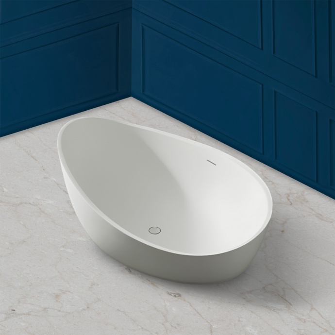 Ванна из искусственного камня Abber Stein 180х110 белый матовый AS9639 - 2