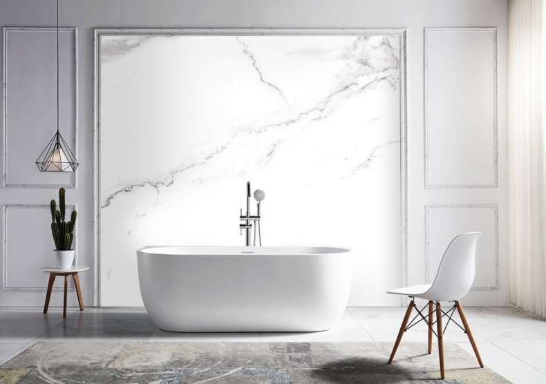 Акриловая ванна Abber 170x75, универсальная  AB9316 - 2