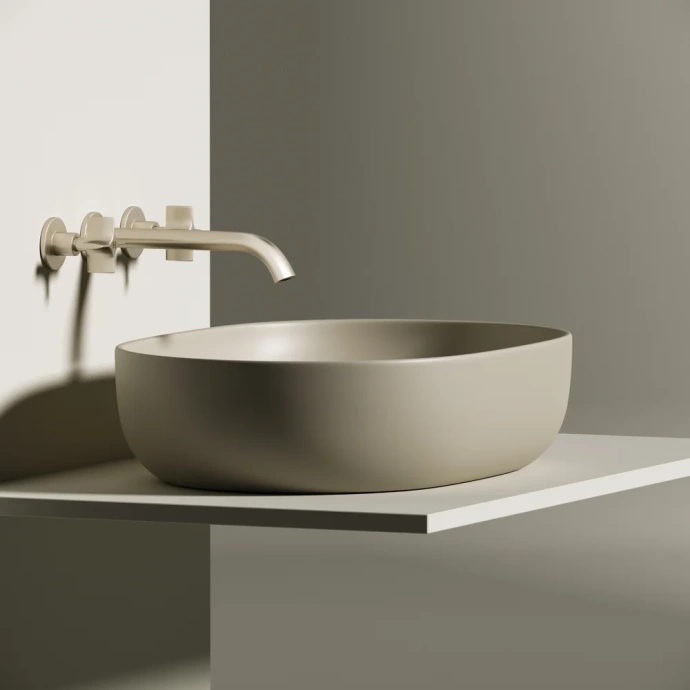 Раковина накладная Ceramica Nova Element 60х41.5 кофейная CN6047MC - 2