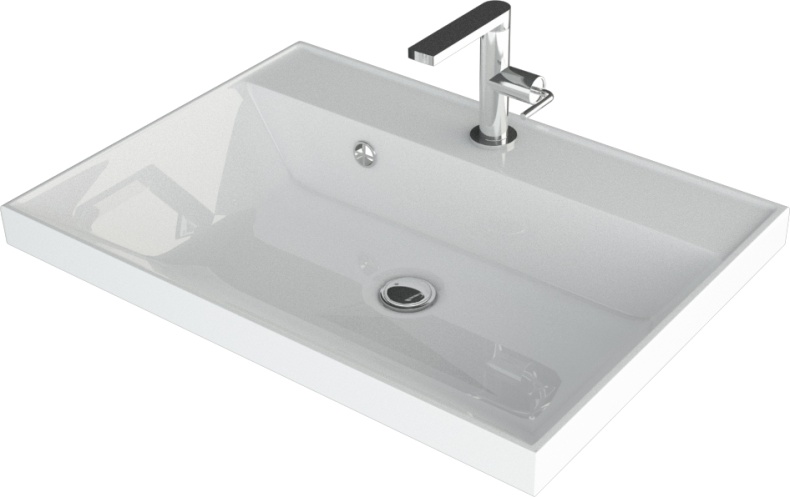 Мебель для ванной Vod-Ok Марко 60 белая - 4