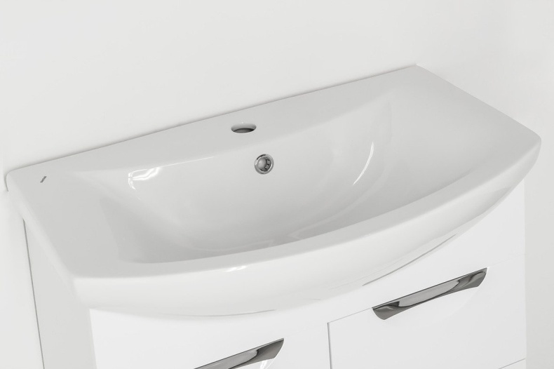 Тумба с раковиной Style Line Жасмин 70 белая - 2