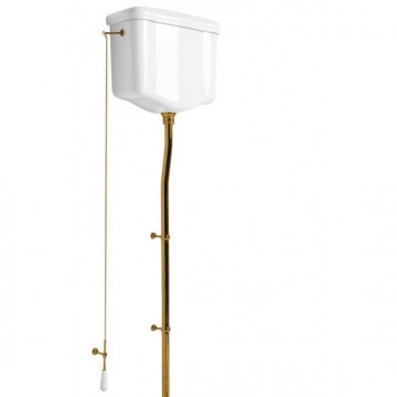 Механизм слива для высокого бачка без трубы Kerasan бронза  754593 - 1