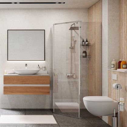 Душевой уголок Wasserkraft Leine 35P38 100x100 - 0