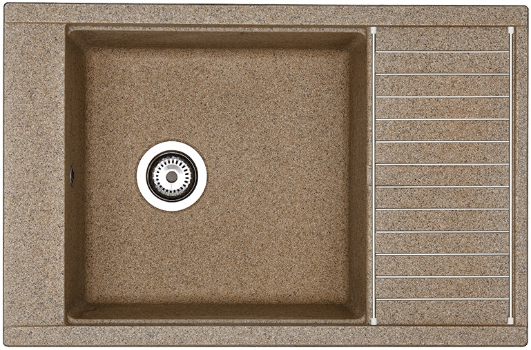 Мойка кухонная AQUATON Делия 78 терракотовая 1A715132DE270 - 3