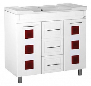 Тумба под раковину Misty Кармен 70 белая П-Крм01070-2615Пр - 0