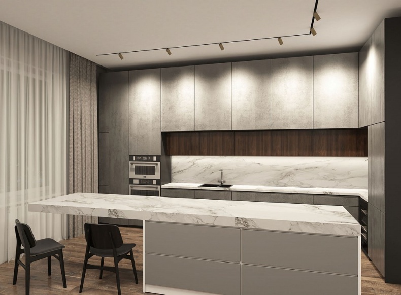 Трековый светодиодный светильник Denkirs Smart Spot DK8010-BG - 3