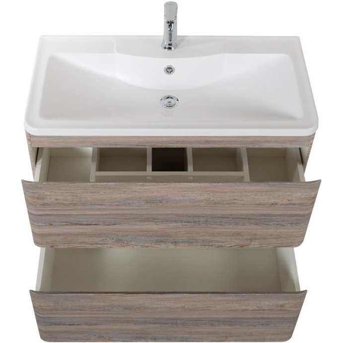 Тумба с раковиной BelBagno 90 светлое дерево - 2