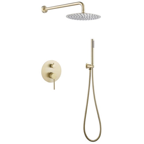 Душевая система Abber Emotion золото, матовый  AF8818G - 0