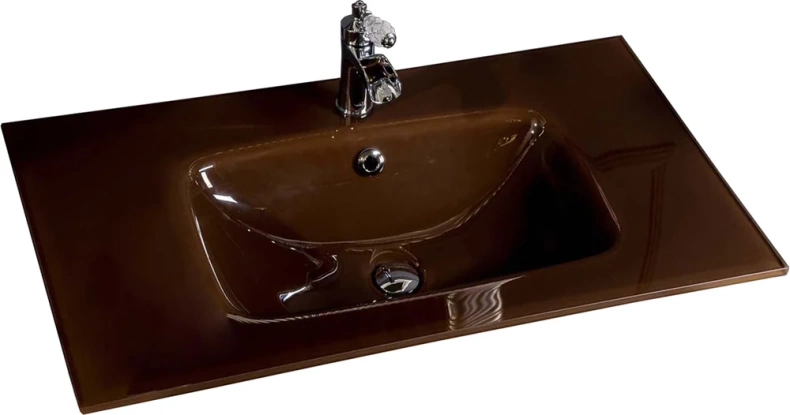 Раковина-столешница Armadi Art Monaco 80 темно - коричневый 852-080-DB - 0