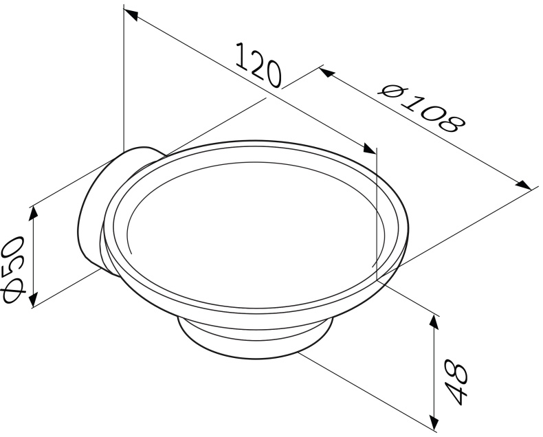 Мыльница STWORKI Дублин HADB34200 - 2