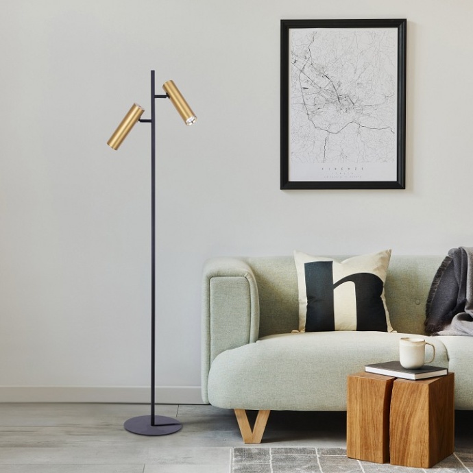 Торшер Eurosvet Barre 01087/2 латунь - 1