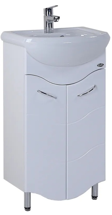 Тумба под раковину Onika Лайн 45 белый  104504 - 0