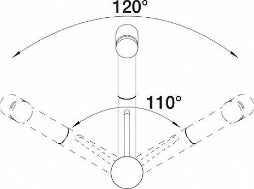 Смеситель для кухонной мойки Blanco Tivo хром  517648 - 6