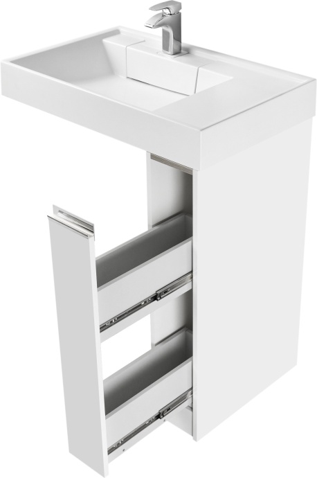 Тумба с раковиной AQUATON Лондри 80 L, под стиральную машину - 4