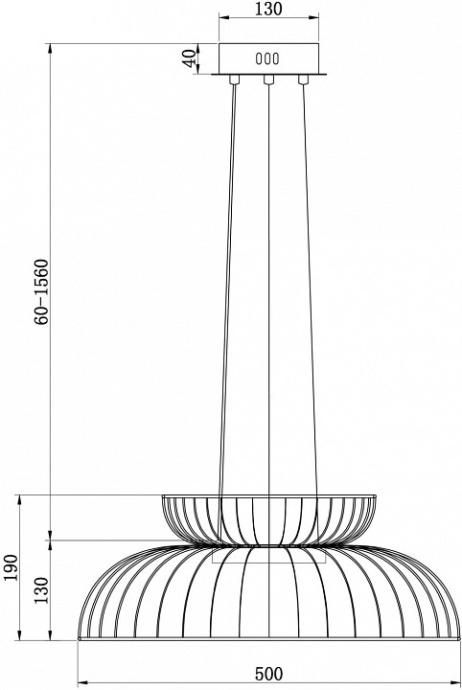Подвесной светильник Freya Citrus FR5398PL-L6B - 2