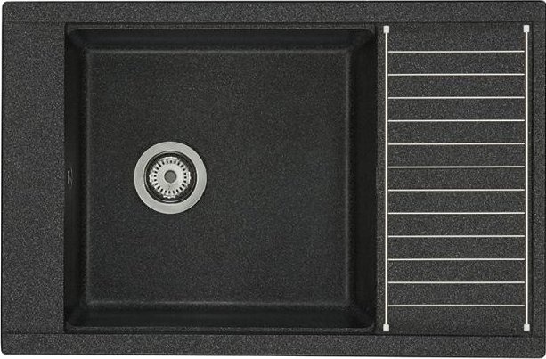 Мойка кухонная AQUATON Делия 78 графит 1A715132DE210 - 4