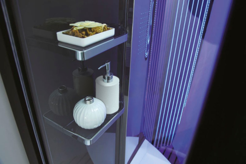 Душевая кабина Orans SR-89106S черная, с баней 89106B0 - 3